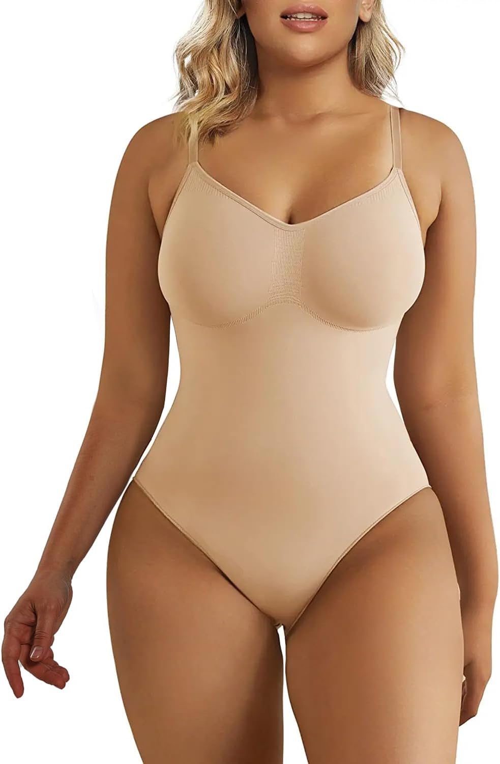 Seamless Tummy Control Bodysuit Shapewear for Women