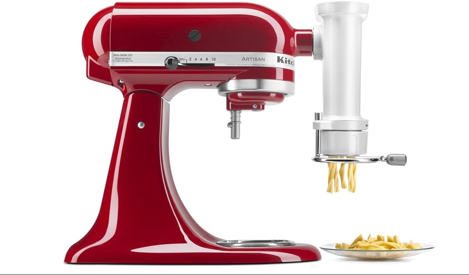 Stand Mixer Pasta Press Attachment Six Interchangeable Plates