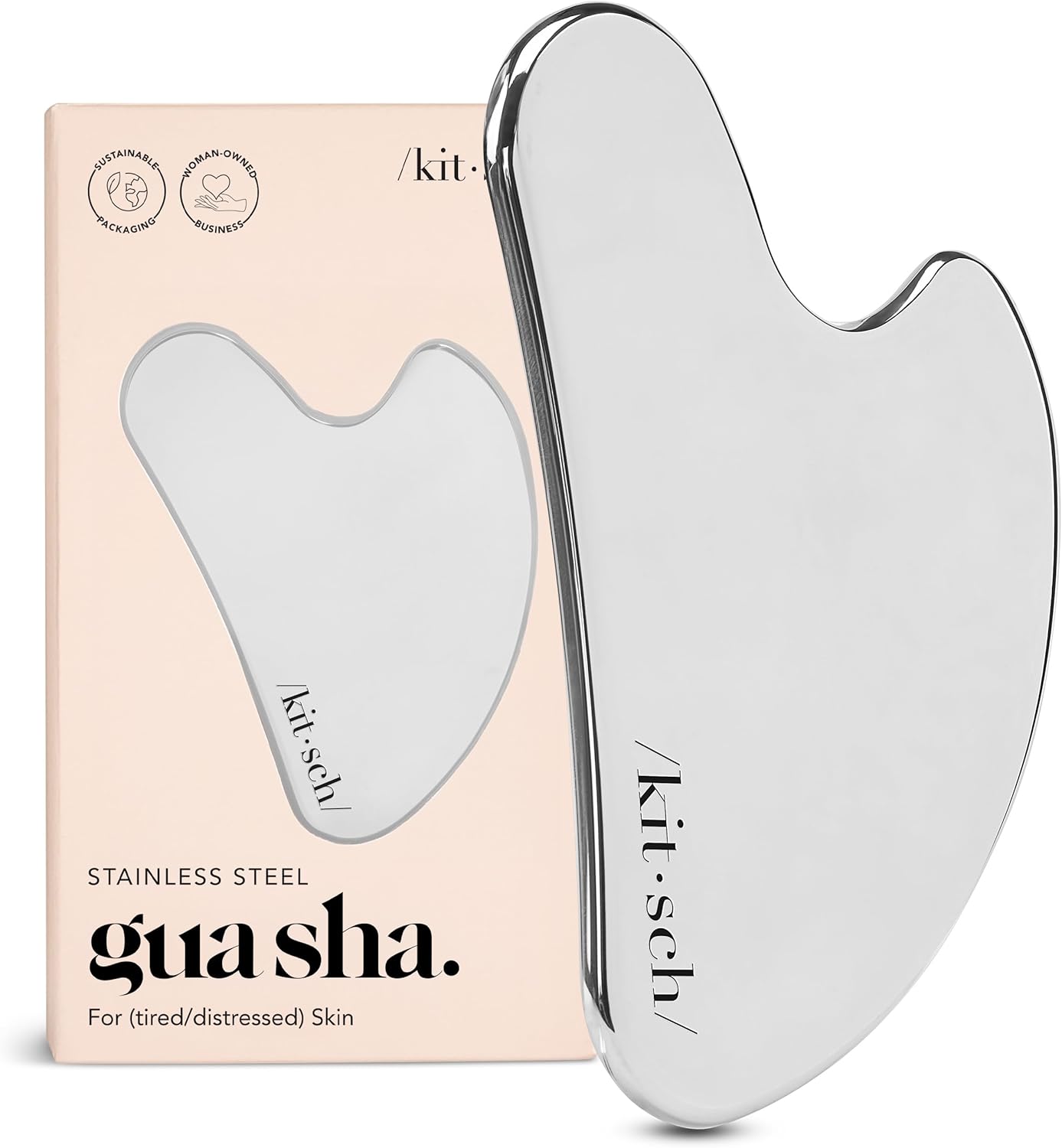Stainless Steel Facial Gua Sha Set for Face and Jaw Sculpting