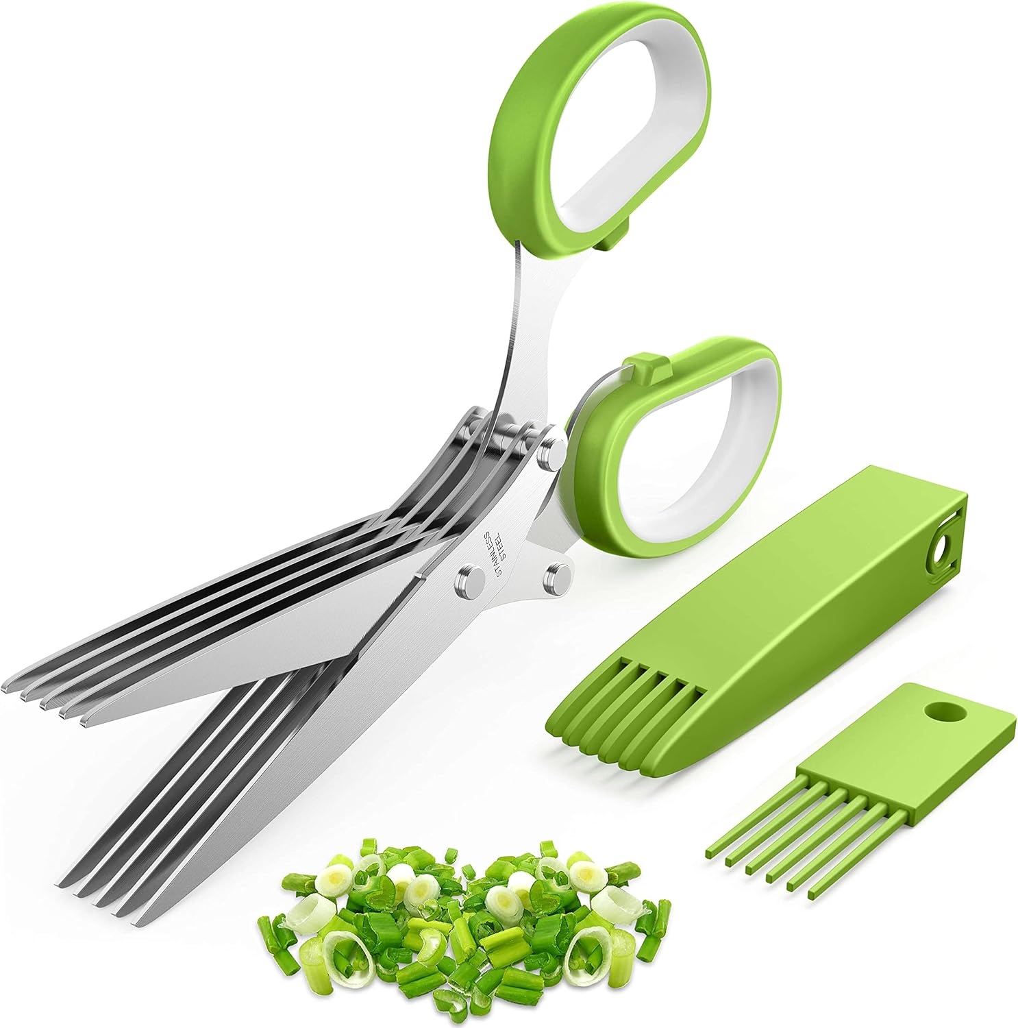 Multi Blade Herb Scissors Kitchen Shears for Fresh Herbs