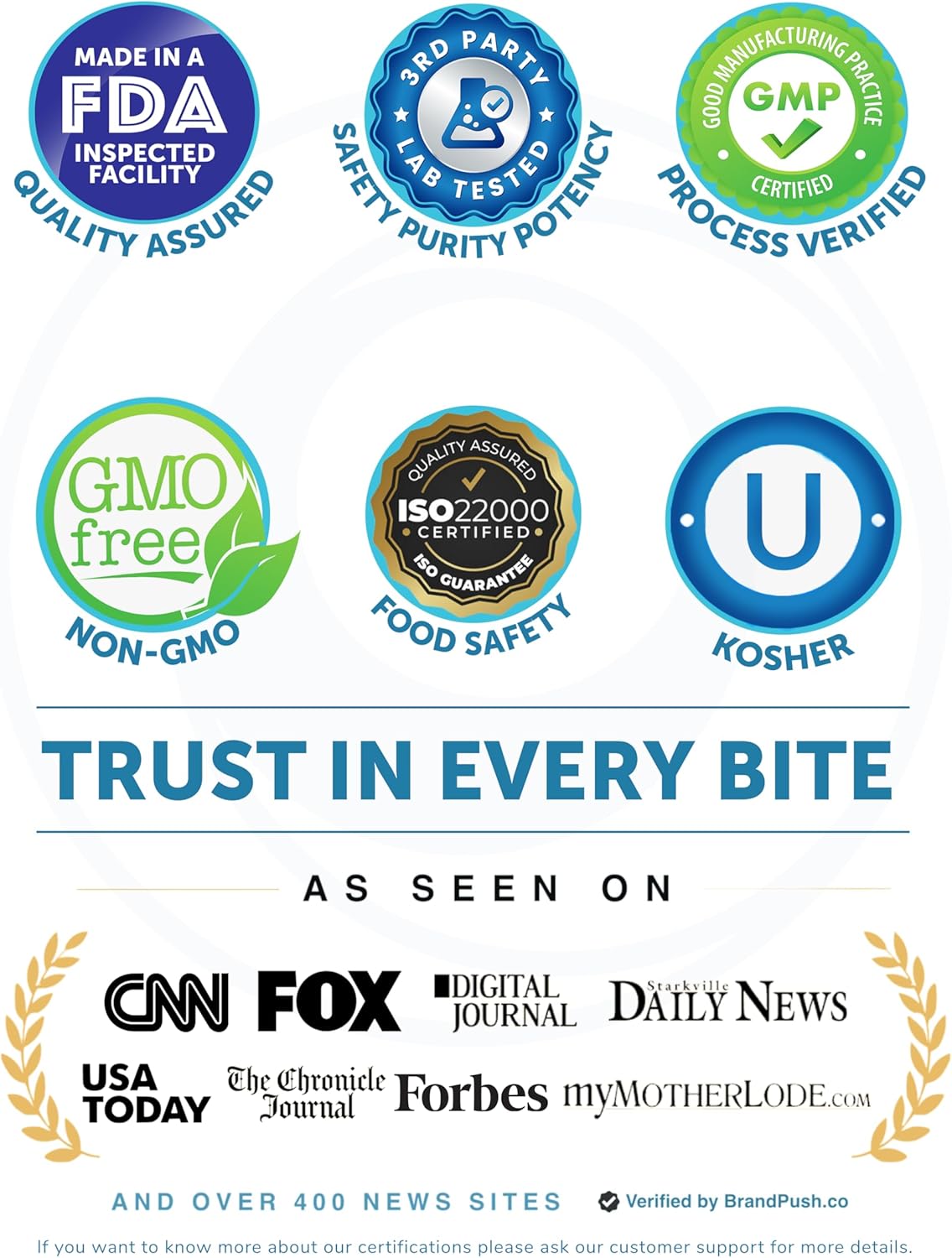 5-in-1 Vegan Iron Gummies with Vitamins C, E, Folate & B12, 60ct