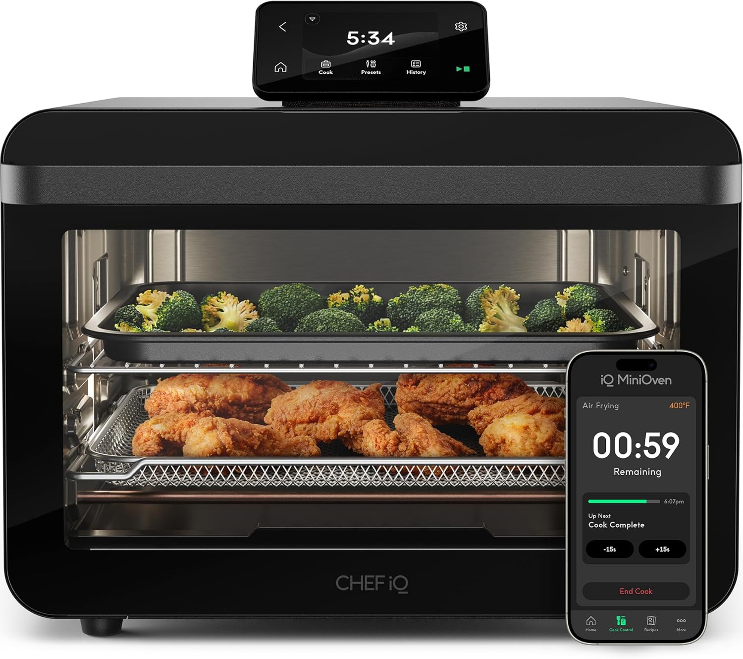 Smart Countertop Toaster Oven and Air Fryer 25 Quart